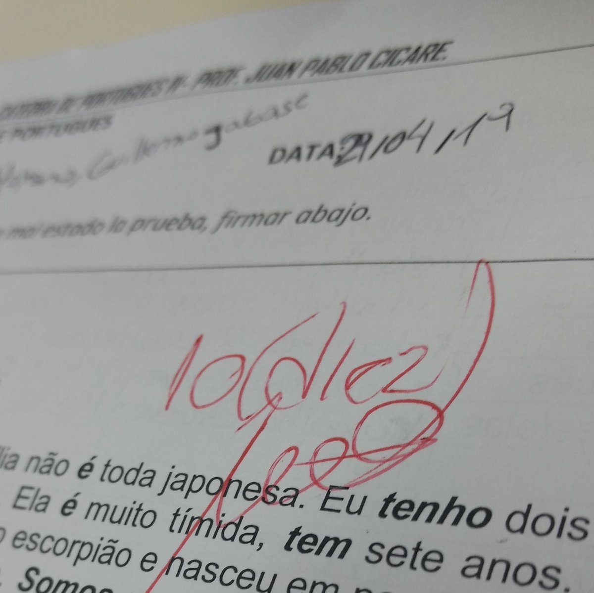 guillejabase's tweet photo. RT y en el próximo examen te sacás ésta nota https://t.co/XMVErhkZTP