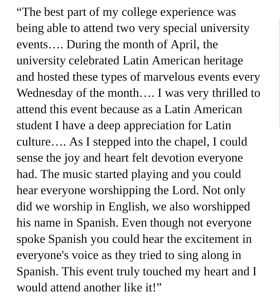 dannemart's tweet photo. This is why #diversitymatters @PBAUniversity . This is why #thenatureofbridges is still worth it.
*excerpt from an #fye student's reflection essay.
#changeagent #mosaic #see #celebrate #explore #latinx #culturaldiversity #emergingdoctor #empower https://t.co/YM0B7wypRG