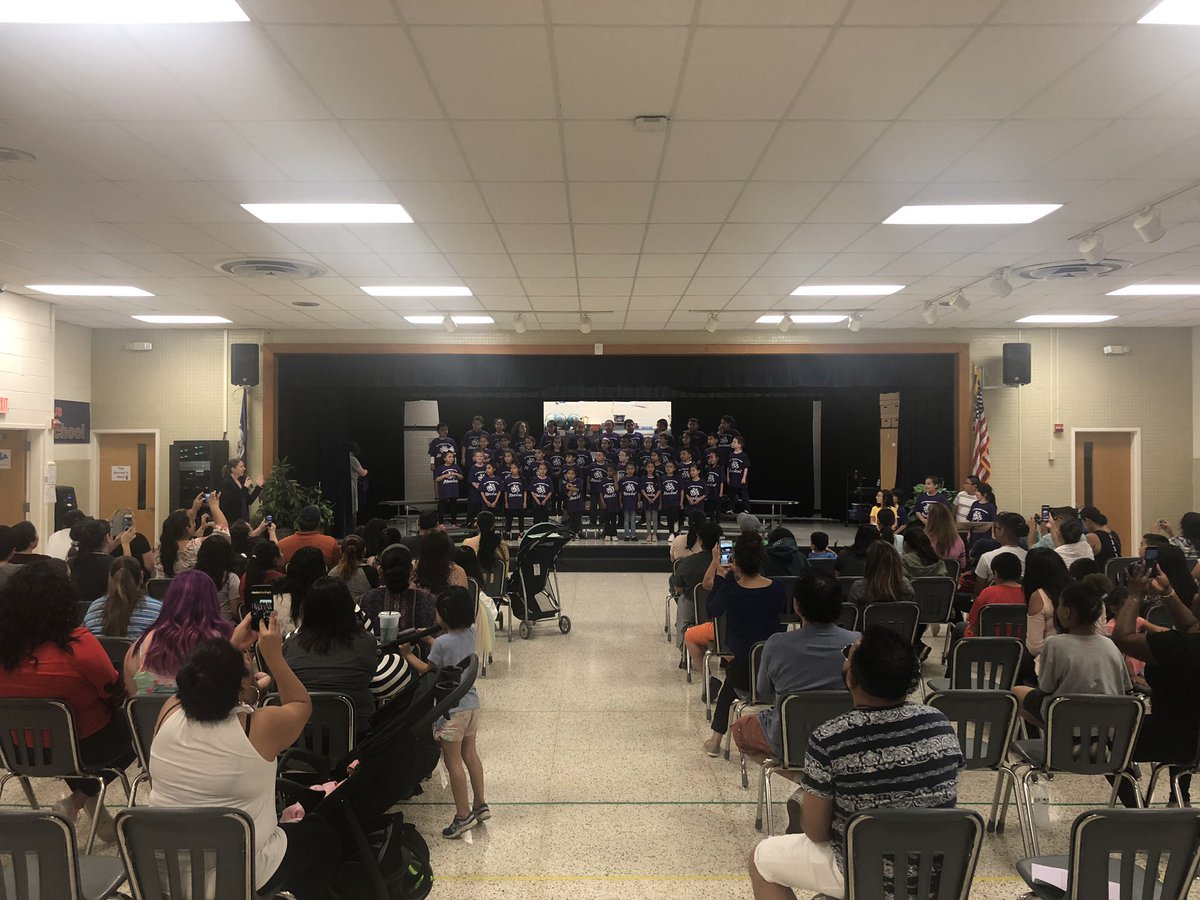 MsPrebeck's tweet photo. So proud of our Sully Hornets! Writing and performing their own musical! #hornetsdeserveit19 @SullyES_LCPS #welcometothehornetsnest https://t.co/LQDXXWitdZ