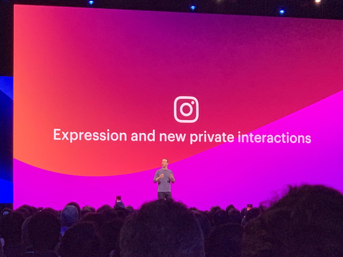 Marks’ keynote @fbplatform <a href="/facebook/">Facebook</a> <a href="/instagram/">Instagram</a> awesome conference #F8