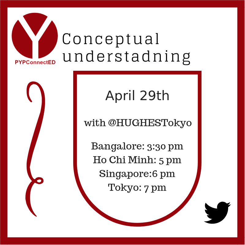 PYPConnectED's tweet photo. @HughesT0KY0 Twitter Chat: Conceptual Understanding is archived - check it out here: https://t.co/YBX4IiPeLL #pypconnected https://t.co/ExjGyFugye