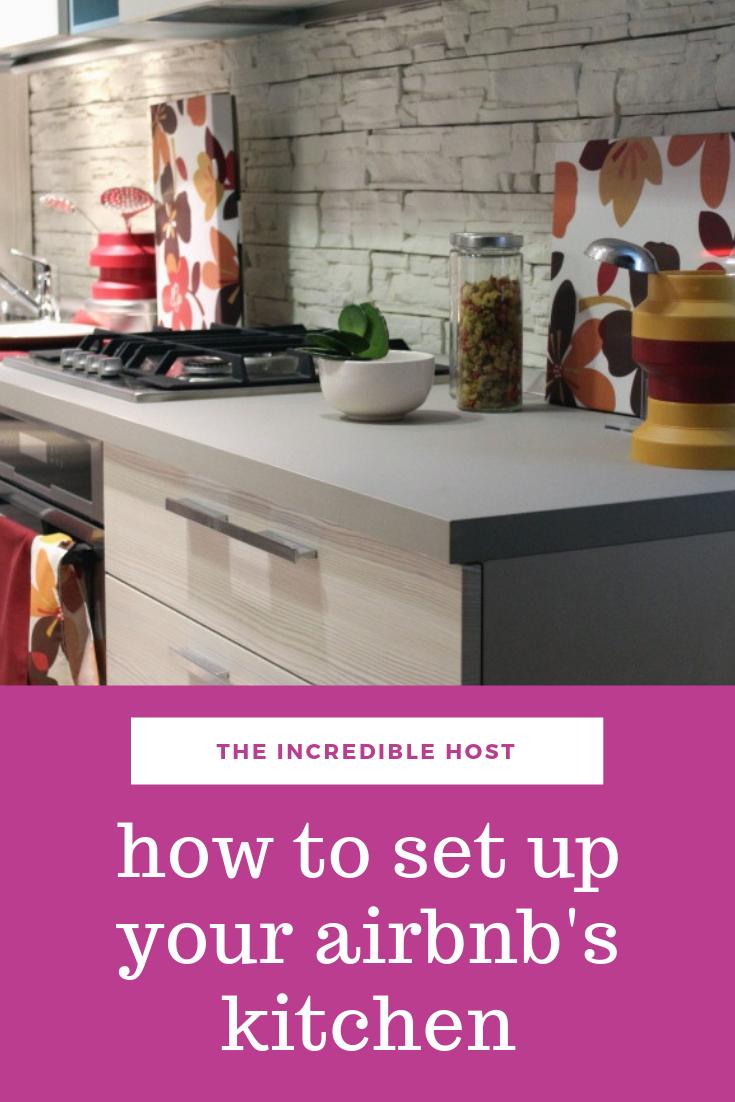 Free tips for setting up your Airbnb kitchen: theincrediblehost.com/must-have-airb… #hosting #travel