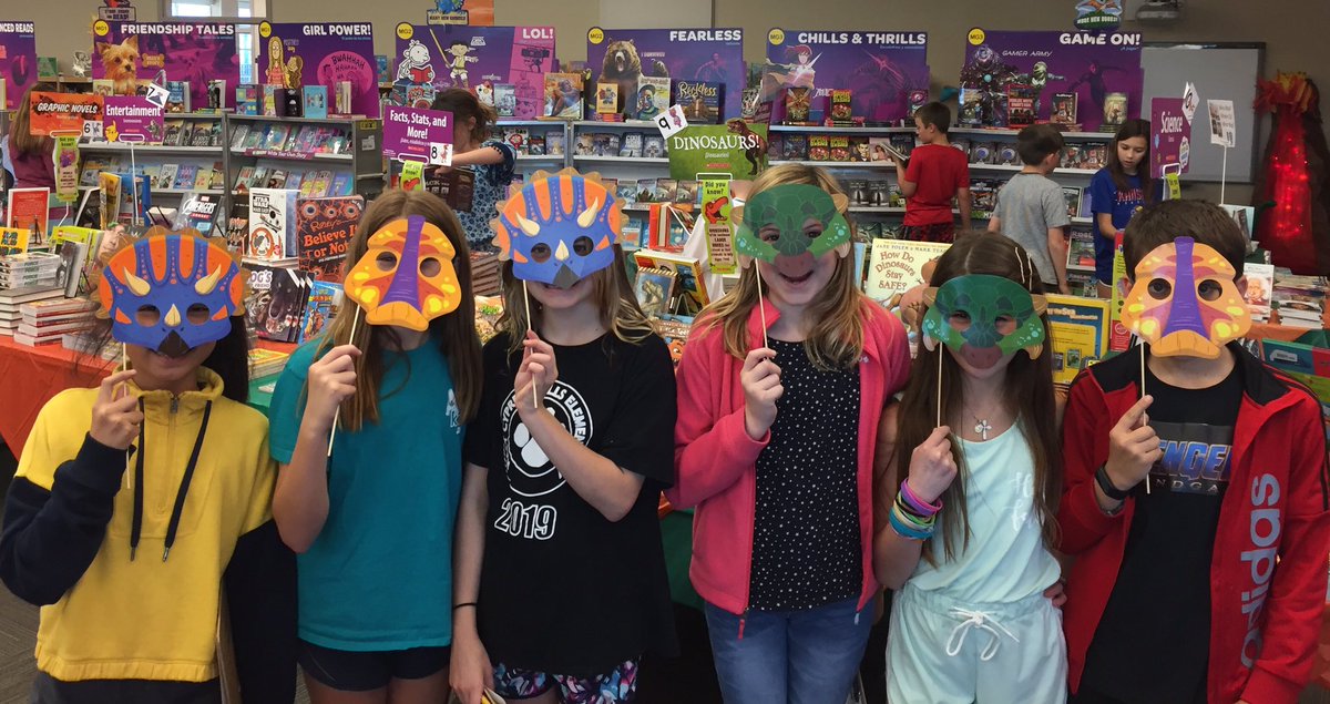It’s #childrensbookweek! Celebrate books and reading by visiting the Dino-Mite Book Fair! The kids are so excited! 📚💗#readersareleaders <a href="/scholastic/">Scholastic</a> <a href="/mbeninga/">Melanie Beninga</a>
