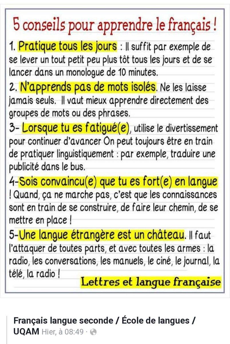 joseebigras7's tweet photo. Une belle affiche pour nos élèves apprenants de la langue. https://t.co/rix2IYT4a2