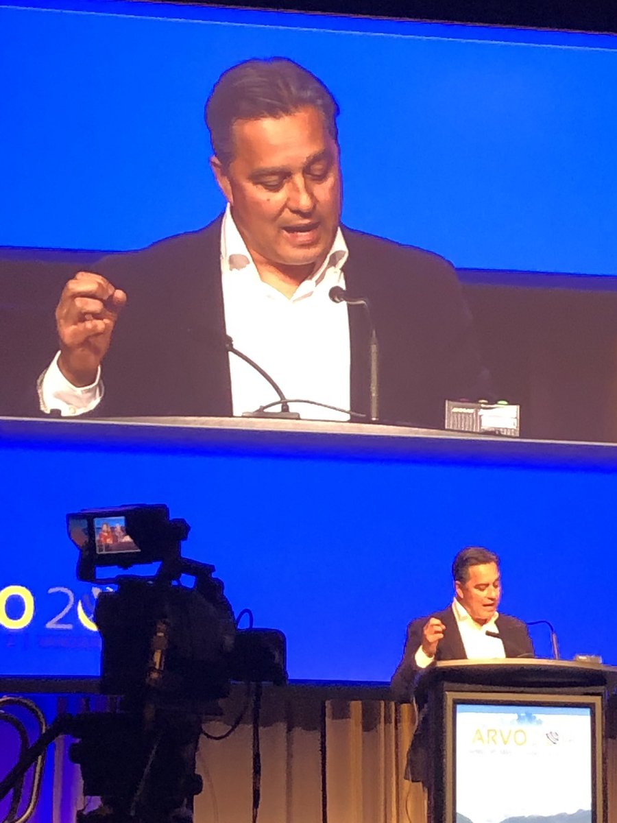 Was great to attend the ARVO/Champalimaud award lecture. Congrats again to Prof Robin Ali &amp; Prof James Bainbridge on being one of the 2018 Champalimaud Vision award winners, for their work on gene therapy in inherited disease. #ARVO2019