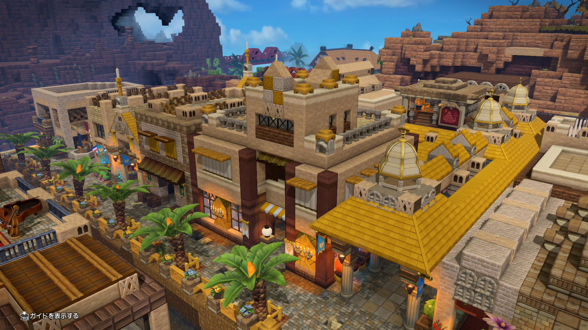 蓮田さん グラン バザール カパルチャルシュ その１外観 屋根のある巨大市場が完成しました ミニビルドの流れに逆行する大規模乱開発系ビルダーの面目躍如です これであかの開拓地のランドマークが魔改造ピラミッドとスフィンクス競技場と合わせて