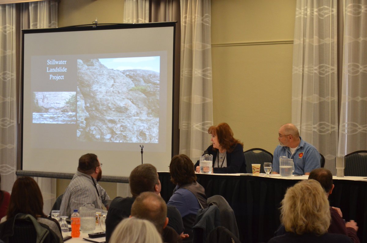 MontanaDES's tweet photo. Many excellent presentations and panels for Day 1 of the MT #EMForum. Topics included mitigation project success stories, communication challenges and opportunities for Montana, and a meeting of the Association of MT DES Coordinators. Thank you to all presenters! https://t.co/L7SW5qu6pX