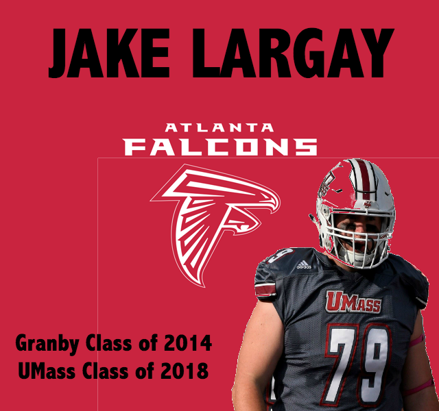 GMHSFootball860's tweet photo. Congratulations to former Granby Captain, Jake Largay who is headed to the Atlanta Falcons for rookie minicamp. We couldn't be more proud of this former Pequot Standout. Go Falcons!

@CTHSFB @GameTimeCT @SPBowley @GranbySports  @GranbySchools @GranbySuper @GMHSathletics https://t.co/eehsv2YJVo