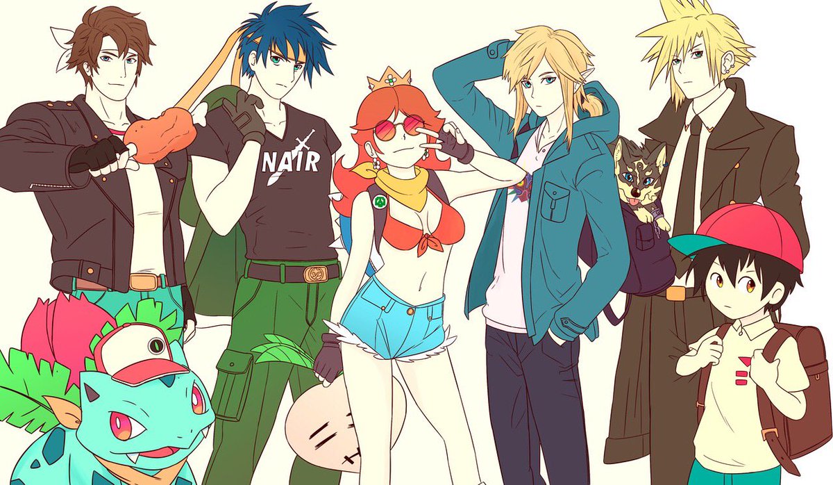 A casual day in the Smash Manor.