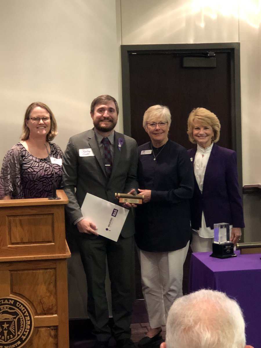 Our own Charlie Erwin receiving TCU’s College of Education, Excellence in Education Award!  An outstanding leader, role model, man!  Congratulations Charlie. <a href="/KellerISD/">Keller Schools</a> @TimberviewMS