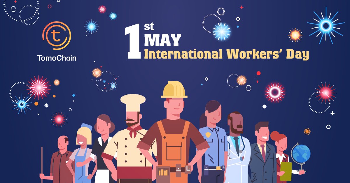 BuildOnViction's tweet photo. Wishing All a Happy International Labour Day! 

Stay tuned for some fun from us today 🎉 https://t.co/TZnslu8ojj