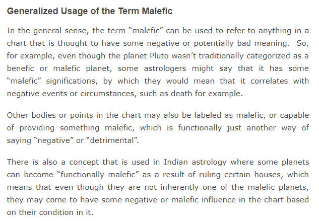 Malefic And Benefic Planets In Birth Chart