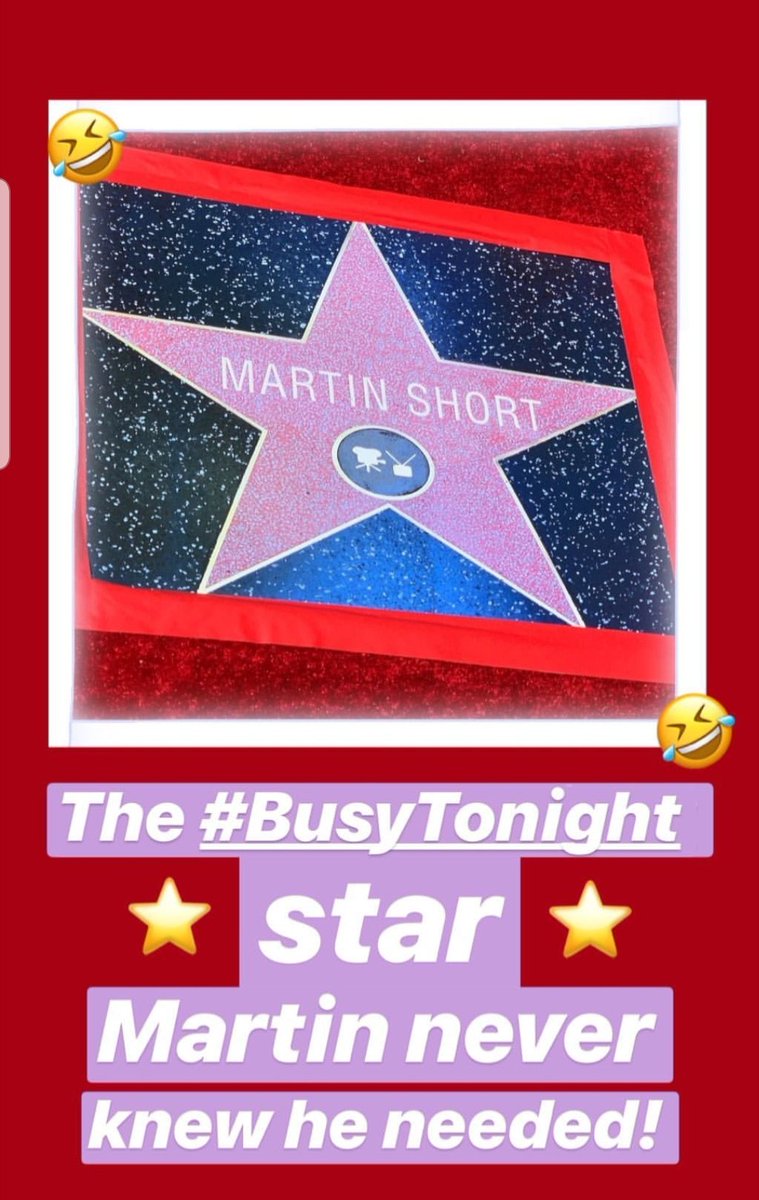 yogurtgarol's tweet image. Only the best for Sir Marty Short of Canada while on #BusyTonight ❤