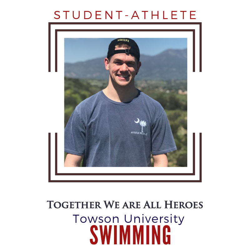 TogetherHeroes's tweet photo. Welcome Nick McClure! Our first male-student-athlete, we are super excited to have you! #CompetingforaLargerPurpose #TogetherWeareAllHeroes #WhyDoYouCompete @Towson_SWIMDIVE @Ninm452 https://t.co/WwCGSfqkpN