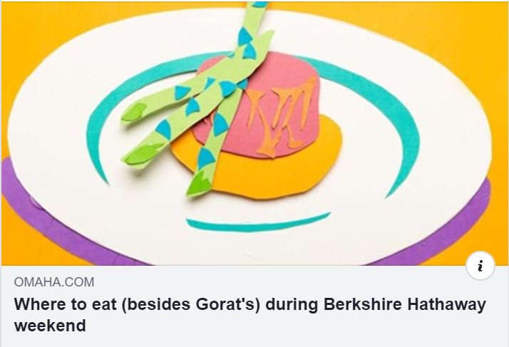 If you only make it to Omaha once a year — during #BerkshireHathaway weekend — then you have some food exploring to do according to @SBHOWH.

Honored that Monarch Prime &amp; Bar made her list of favorite spots in #Omaha🖤

Read more: bit.ly/2J7yzmf