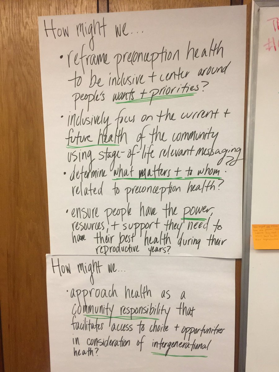 Reimagining “preconception” health...a human-centered design approach. Awesome workshop today @UCBerkeleySPH @UCB_MCH <a href="/jaspal/">Jaspal S. Sandhu</a>