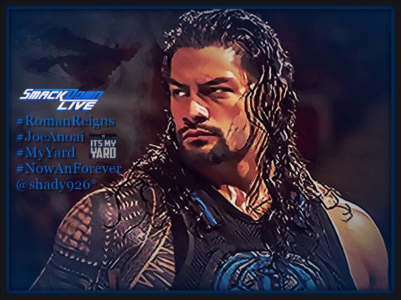 Shady926's tweet image. 5 minutes an we got the kickoff to #Smackdown #NewYard #SameRules #MyRules #RomanTheBigDogReigns