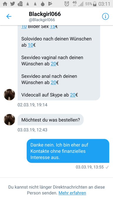 Nat&uuml;rlich ist das ein Grund jemanden zu #blockieren....🤔 NICHT.  Ich kann diese #Internethuren die NUR<a href="/tag/blockieren"class="tags">#blockieren</a><a href="/tag/nutten"class="tags"><span>#nutten</span></a><a href="/tag/billig"class="tags"><span>#billig</span></a><a href="/tag/sells"class="tags"><span>#sells</span></a><a href="/tag/internethuren"class="tags"><span>#internethuren</span></a><a href="/tag/kohle"class="tags"><span>#kohle</span></a>