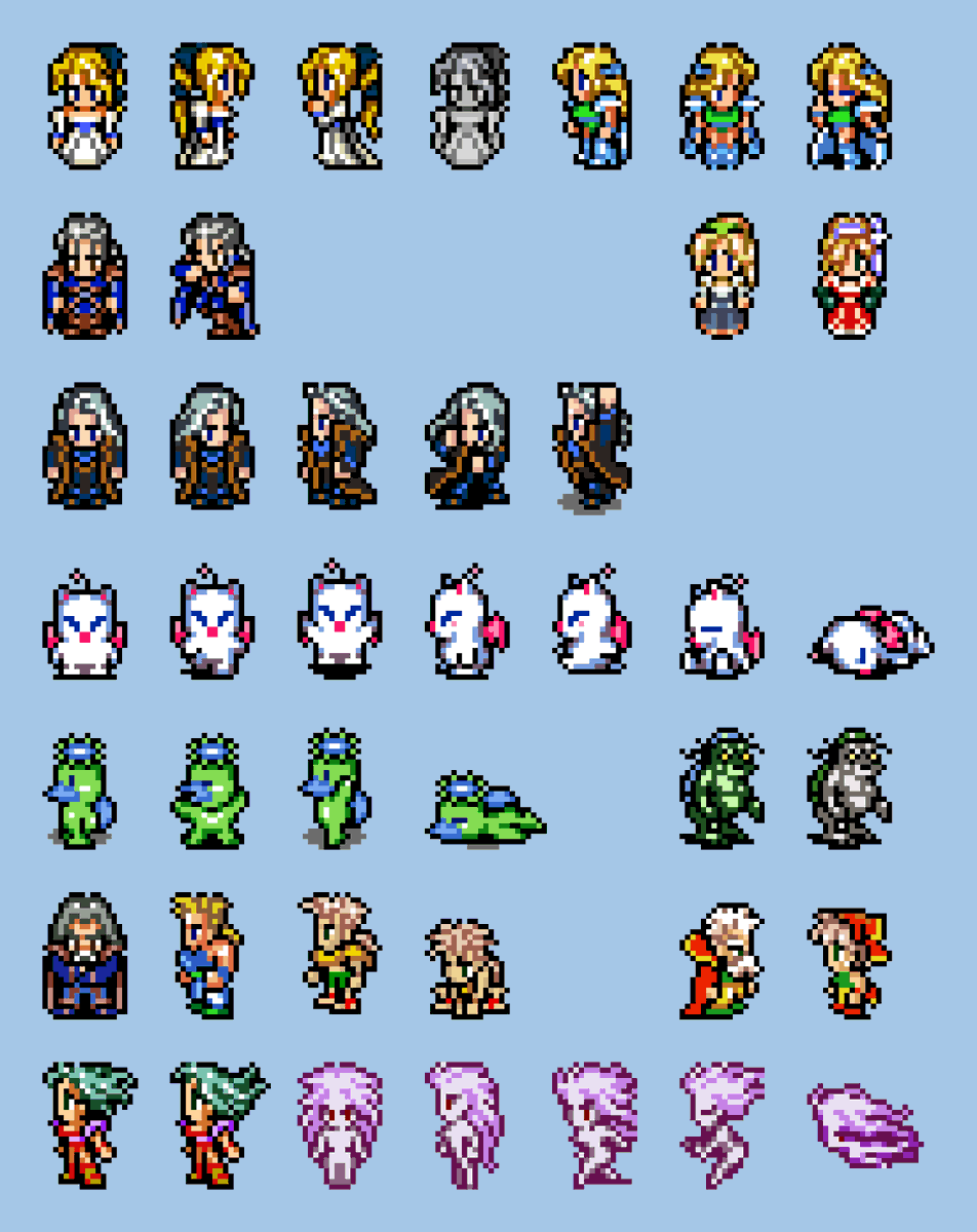 Kuropo Ff6 模写 ドット絵 Pixelart