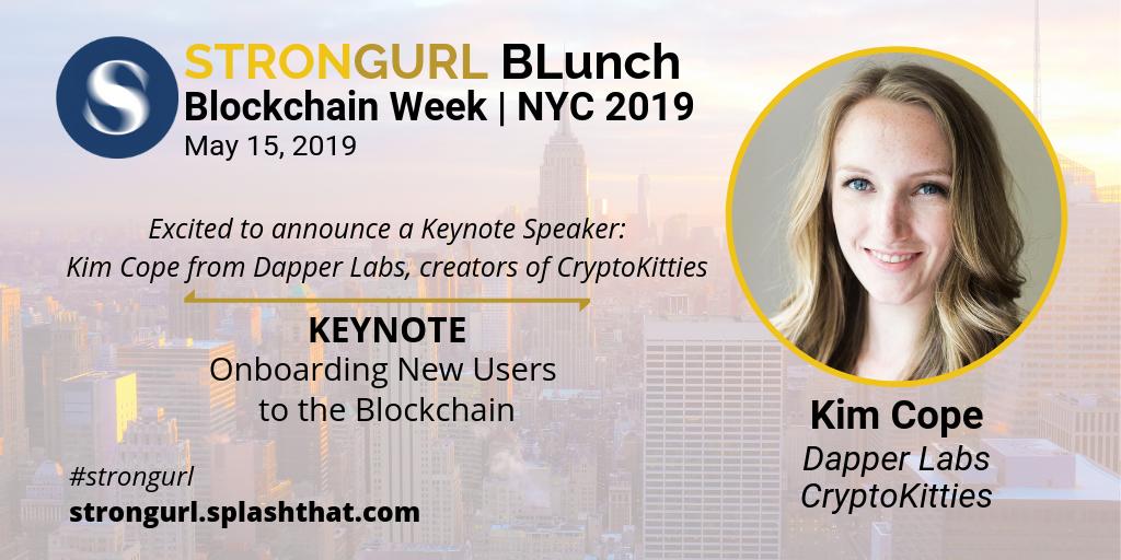 jamiestrongurl's tweet image. Do you know many people learned #blockchain from @CryptoKitties? Don&apos;t miss #KimCope from @dapperlabs Keynote at #Strongurl #BLunch during #NYC #Blockchain week on 5/15/19.  #earlybird price ends 5/1/19. @IBMBlockchain @IBM #crypto #womenintech #product #consumers