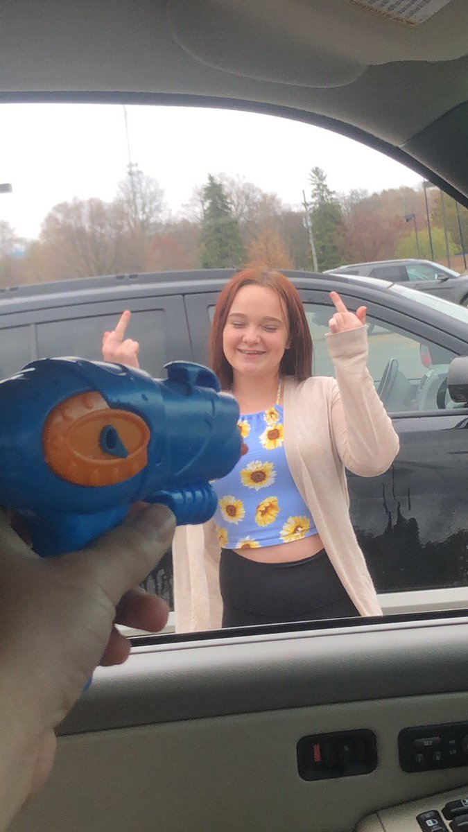 HOWIWETYOURMOT5's tweet photo. Bailey’s out for the count after an epic drive by. Kill number 4 for HIWYM shot by @eliselowelll @waterwars20191 https://t.co/Z31pwIyOSr