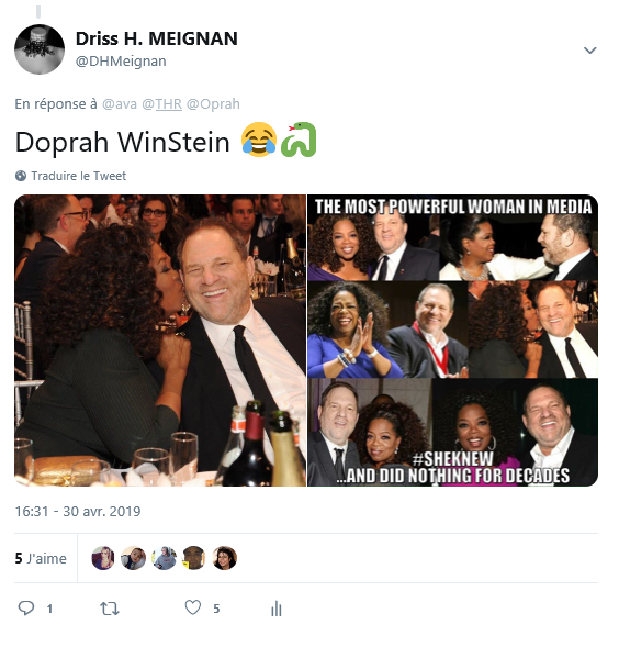 DHMeignan's tweet photo. @ava @Oprah @THR 

'We swallow greedily any lie that flatters us, but we sip only little by little at a truth we find bitter.' - Denis Diderot

#muteoprah #MJInnocent #FactsDontLiePeopleDo https://t.co/DZ5k7fLHlQ