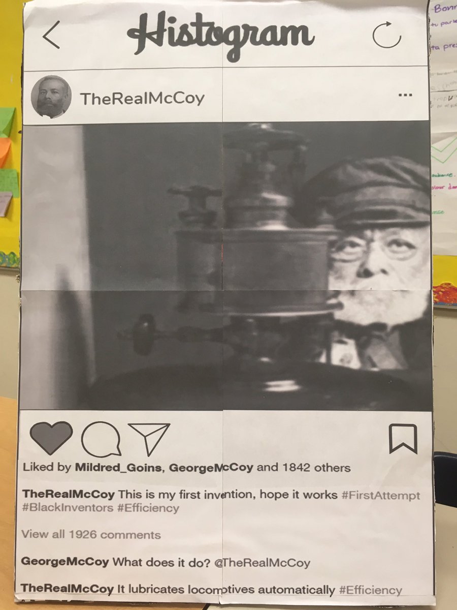 mrstanouye's tweet photo. One of my favourite parts of the heritage fair process is seeing all the “histagrams” created by our students. You can really tell that they know their stuff when they can create these gems! #histagram @ONHeritageFairs @JosephHoweSr @TDSBSWSH https://t.co/8WSzNeBbQx