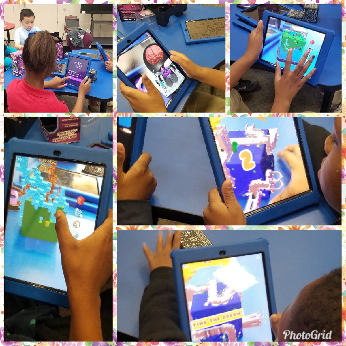 SokolikKatie's tweet photo. I love @Alief_Libraries! Such varied experiences given to our kiddos daily! @HMQLibrary early morning is no exception! #MergeCubes #Legos #boardgames #iPadplay #beyblades @HolmquistES @AliefTech #SchoolLibraryMonth #ItAllMatters https://t.co/R9TtduOo7h