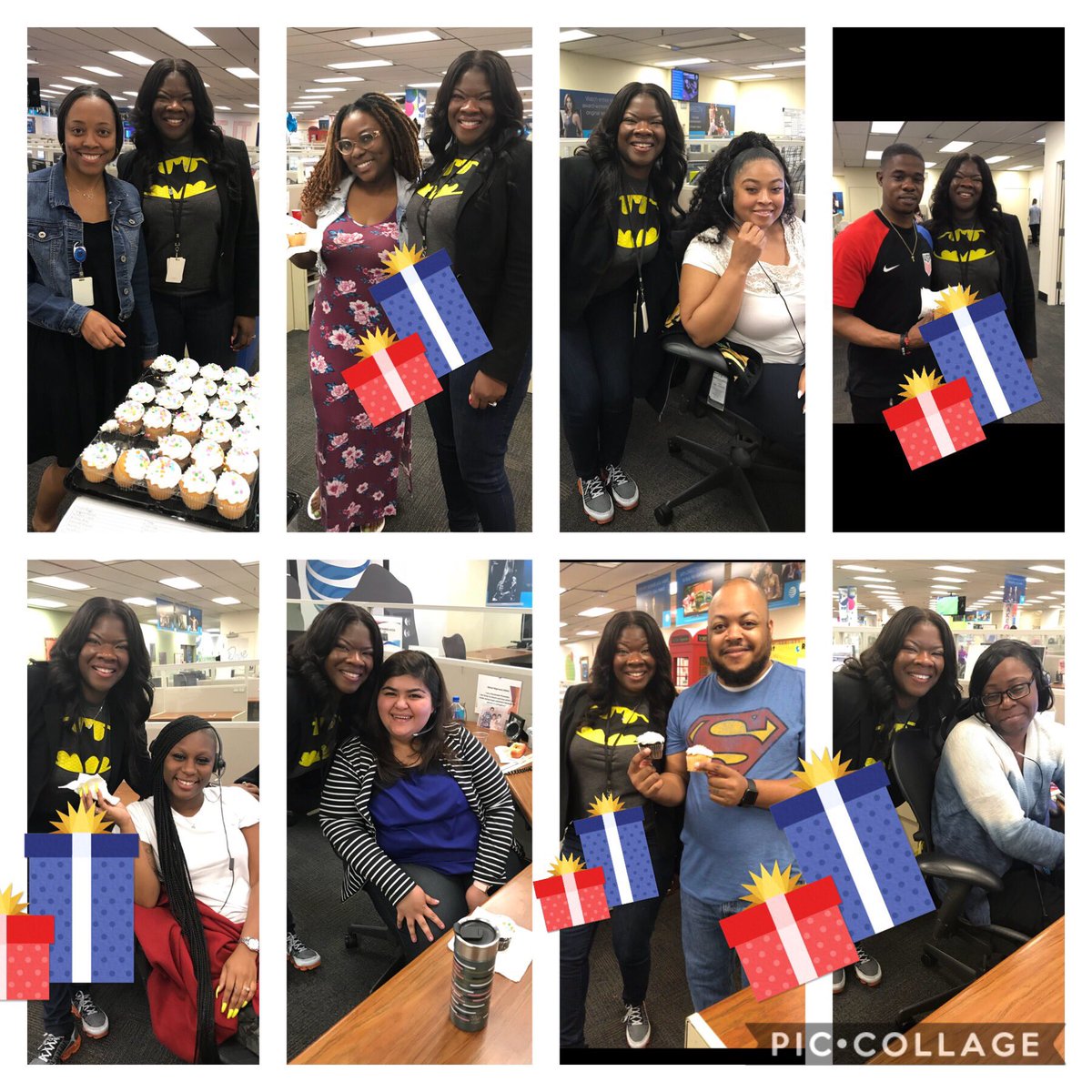 alandria_fox's tweet photo. Joy passed out cupcakes today to our April birthday superstars. 🎈🎉@TonySmith4Sales @mrscorporate @LaKeshiaShine @BirminghamDMDR #tugglenation #RichinghamDelivers #lifeatAtt @BamaCruzin @mehakn2 @scolemanvibes @BiggsTristin https://t.co/osXltqVk6W