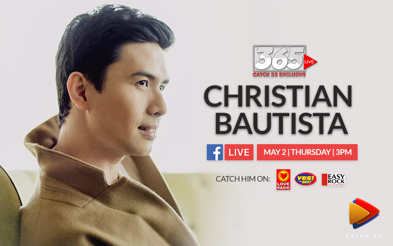 HangoverPH's tweet photo. Asia's Romantic Balladeer @xtianbautista will be serenading us this Thursday on 365 Live! #XtianBautistaOn365Live #AkingMahal https://t.co/YbioapxGQG