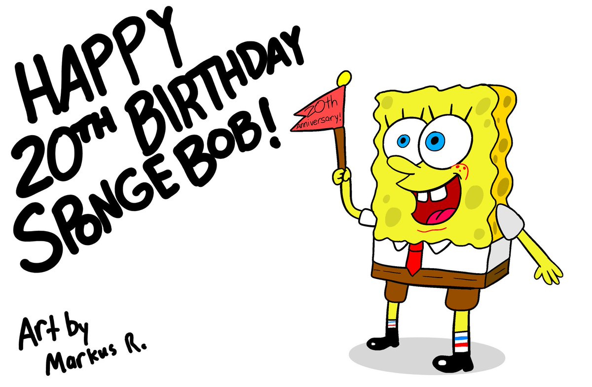 Pizzanimations's tweet image. Happy 20 years of Spongebob! @SpongeBob #spongebob #spongebob20