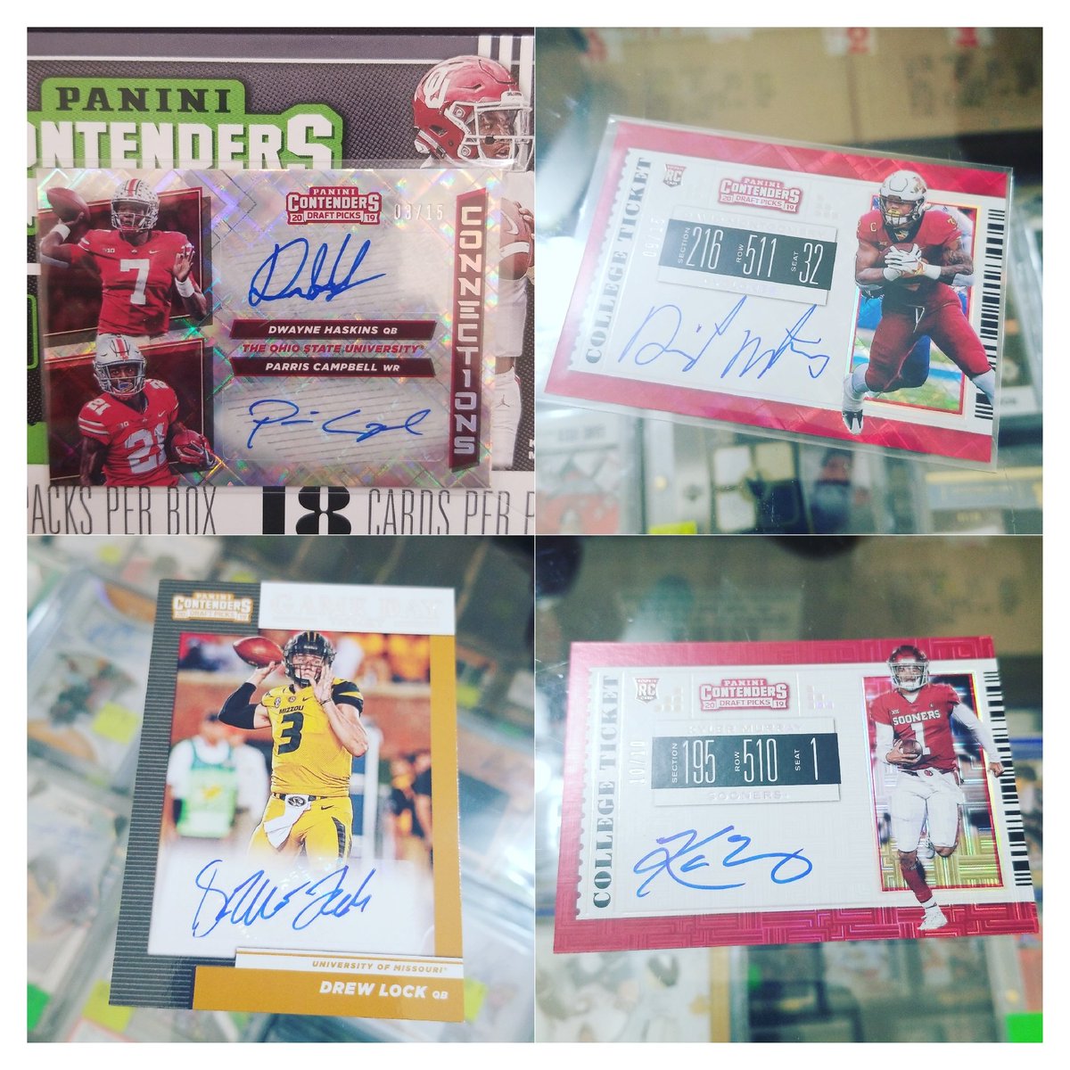 SportsCardJunct's tweet image. Some cool hits today from 2019 @PaniniAmerica Contenders Draft! @dh_simba7 @TheKylerMurray  #SupportYourLCS #CustomerPulls #TheHobby @RbiCru7 @Ballcardxchange @linkmycard @SoHobbySports @GTSDistribution