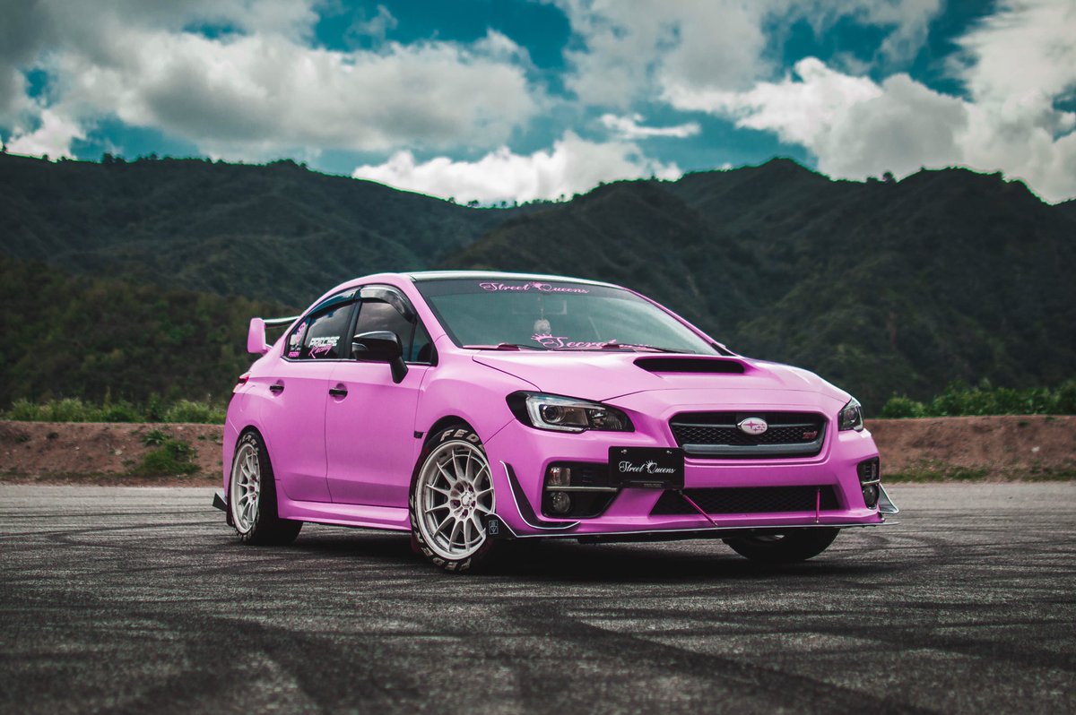 FuckItsKimberly's tweet photo. All of a sudden 5 girls on my car club want to wrap their cars pink lmao why is it so hard for girls to be original these days?🙄 Nobody will ever compare tho✨🌸✨ #Subaru #FemaleDriven #STI https://t.co/5VCwiMMIFo