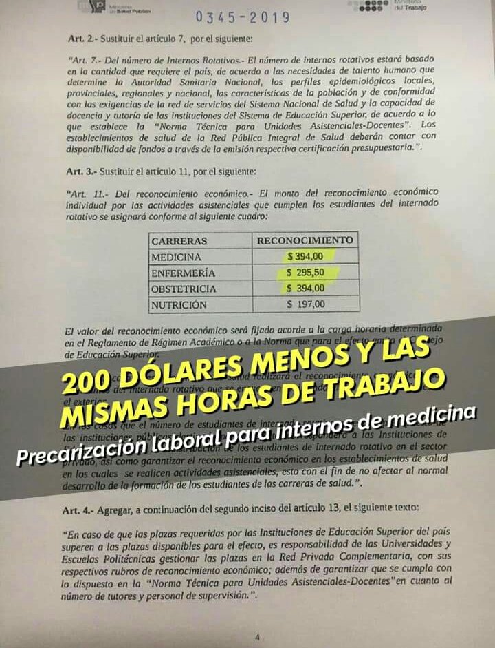 AliciaLucin's tweet photo. #EstipendioJusto #InternosRotativos2019 merecemos el reconocimiento justo a nuestros años de estudio @Lenin @ottosonnenh @MVEspinosaS @paultutiven @ayudamehenry https://t.co/Lte6ZXKU5T