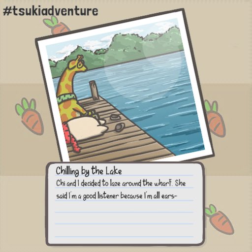 NicholastRj's tweet photo. Chilling by the Lake #tsukiadventure @HyperBeard https://t.co/iNNmQIFzmX https://t.co/ot6rUdi2nI