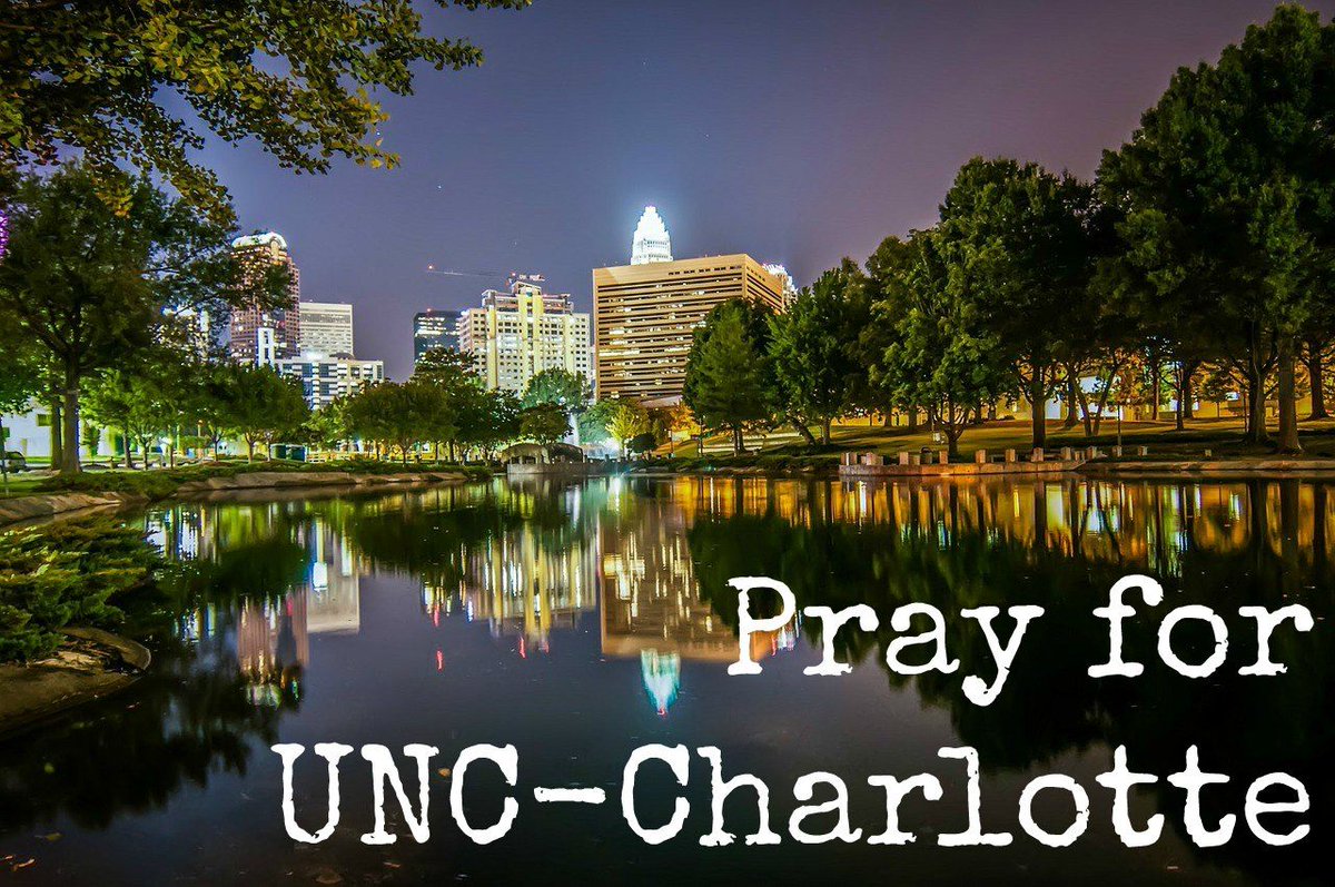 newhopewc's tweet photo. Please join us as we pray for UNC-Charlotte and everyone in our community effected by this tragedy. #unccharlotte #prayersforuncc #ninernation #wegivepeoplehope https://t.co/dJLZtJoTt4