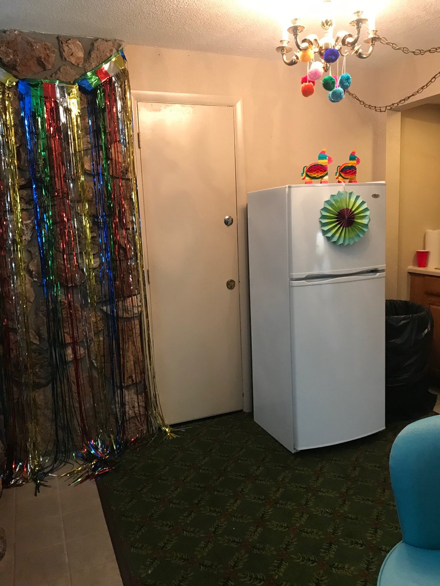 moasbo's tweet image. Great hospitality suite food and decorations in the American Fidelity suite #MoASBO 2019