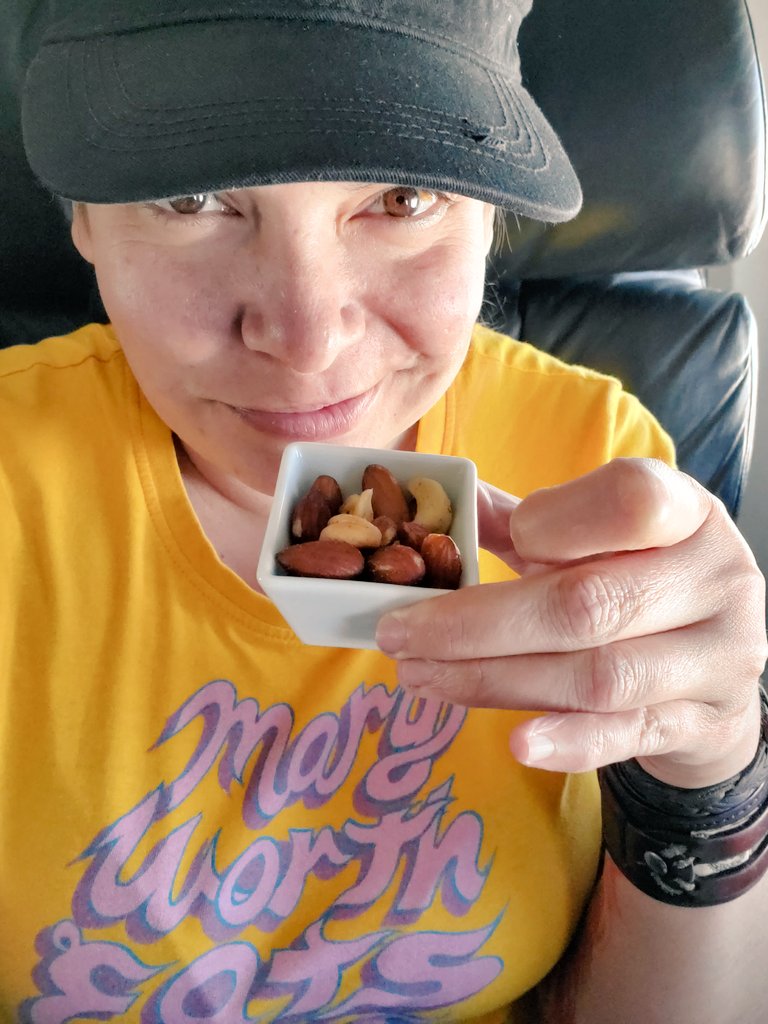 THEKarlaPacheco's tweet photo. But also, using points to upgrade my flight home and cackling wildly while everyone else from camp walked past me to coach was pretty fucking hilarious. #WarmNuts #BigKarlaEnergy https://t.co/Pz9piS8am9