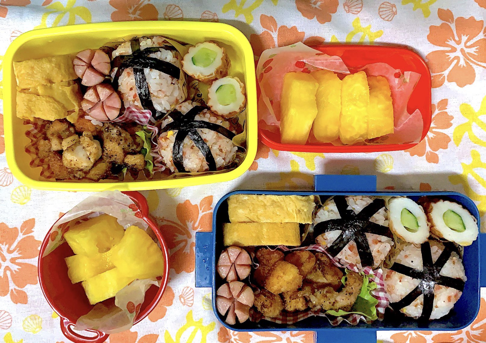 Acalino Mami 令和初弁当 私は初出勤 子供たちは ディスクールで釣りへ出かけました 令和時代もよろしくおねがいします 小学1年生男子 小学5年生男子 お弁当 ディスクール弁当 小学生弁当 オベンタグラム お弁当の記録 ディスクール 令和 令和元