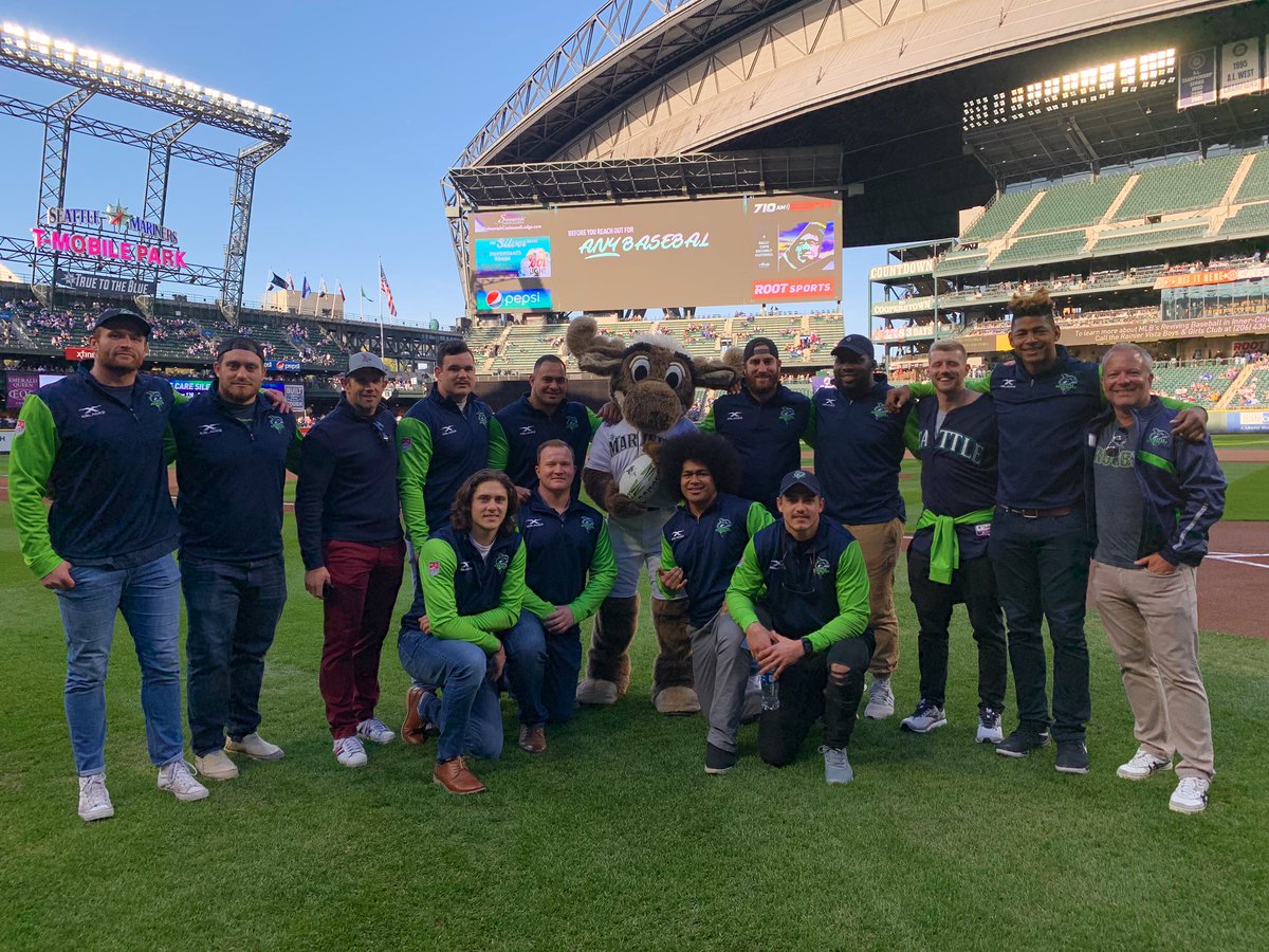 <a href="/Mariners/">Seattle Mariners</a> taking us out to the ball game tonight. 

First pitch on deck here <a href="/TMobilePark/">T-Mobile Park</a>! ⚾️ #TrueToTheBlue