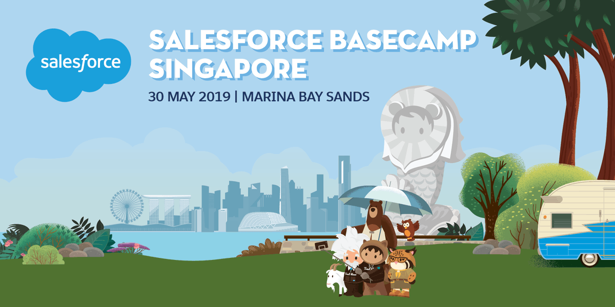 🇸🇬 Get excited...because #SalesforceBasecamp Singapore is on its way! 🙌 Registration is open now for your day of #networking, #innovation and #inspiration on May 30th. sforce.co/2ZLxpm9