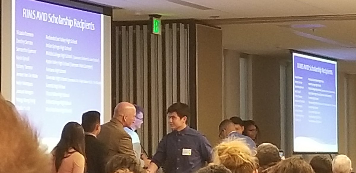 Congratulations to Josh Venegas for being honored with an AVID scholarship.