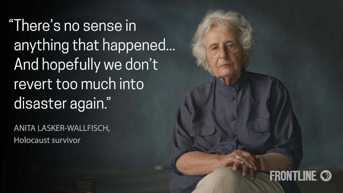 تويتر Frontline على تويتر Follow The Stories Of Some Of The Last Survivors Of The Holocaust In Our Full Documentary Now Streaming Online Https T Co N9ylksvda4 Https T Co Acqly3ctjb
