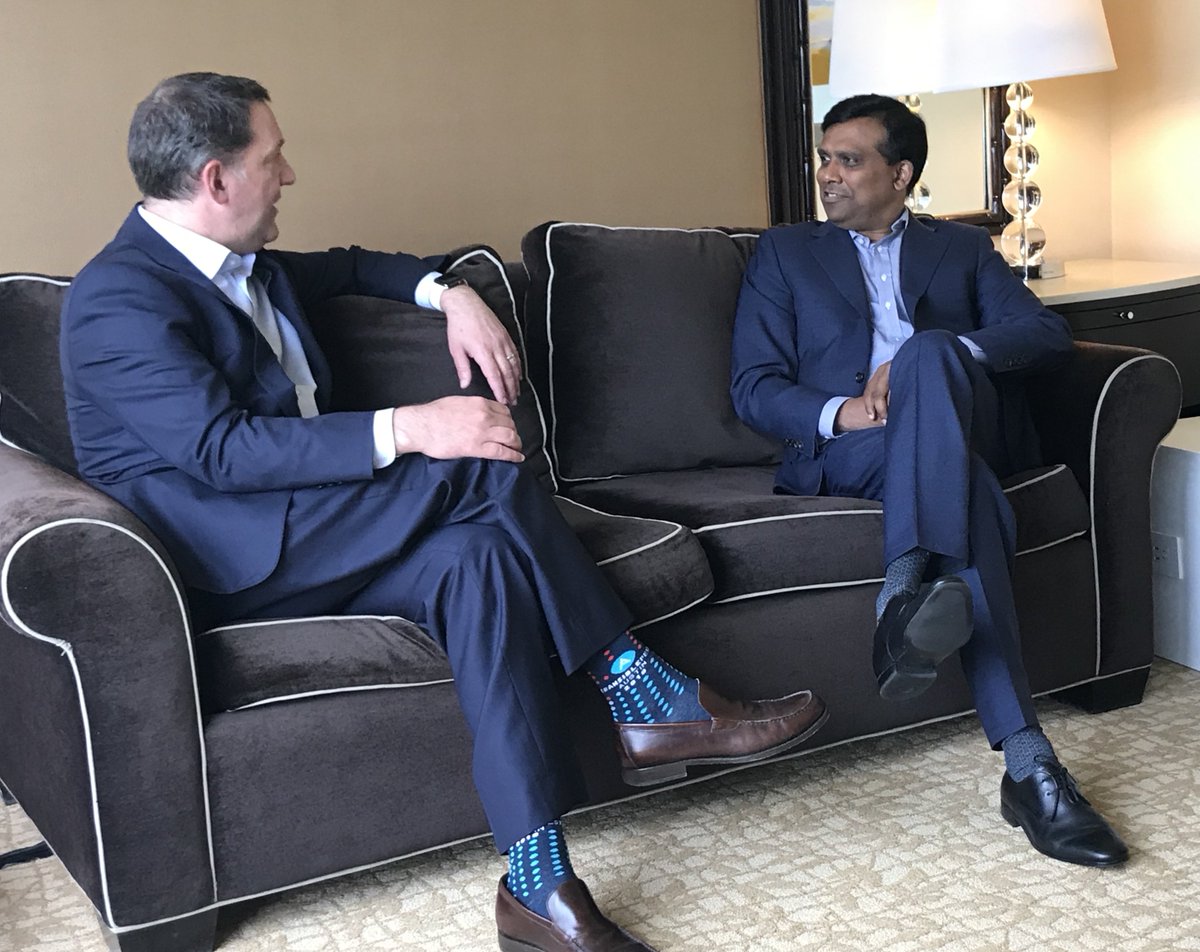Watch <a href="/JWhitehurst/">Jim Whitehurst</a>, CEO <a href="/RedHat/">Red Hat</a> and <a href="/imravikumars/">Ravi Kumar S</a> in conversation at #MIGlobal in Los Angeles, talking about #opensource. youtu.be/b3i6QmkP0Is