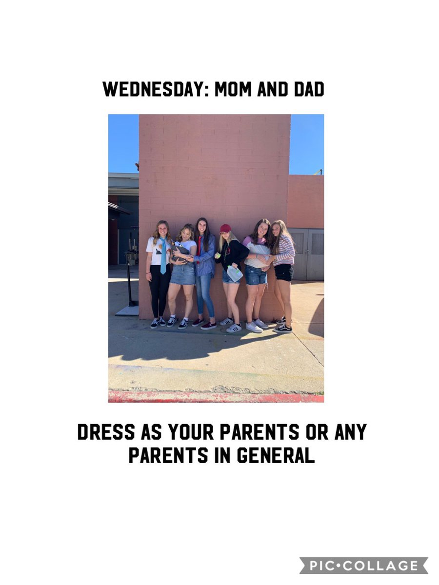 phs_badgers's tweet photo. Hey Badgers! Tomorrow is the third day to our final spirit week. ‼️IT IS NOT JUST FOR SENIORS, EVERYONE IS ALLOWED FO DRESS UP‼️Tomorrow is Mom and Dad Day so dress as your parents or any parents in general! Can’t wait to see all of you tomorrow! https://t.co/KJVQFhO0Me