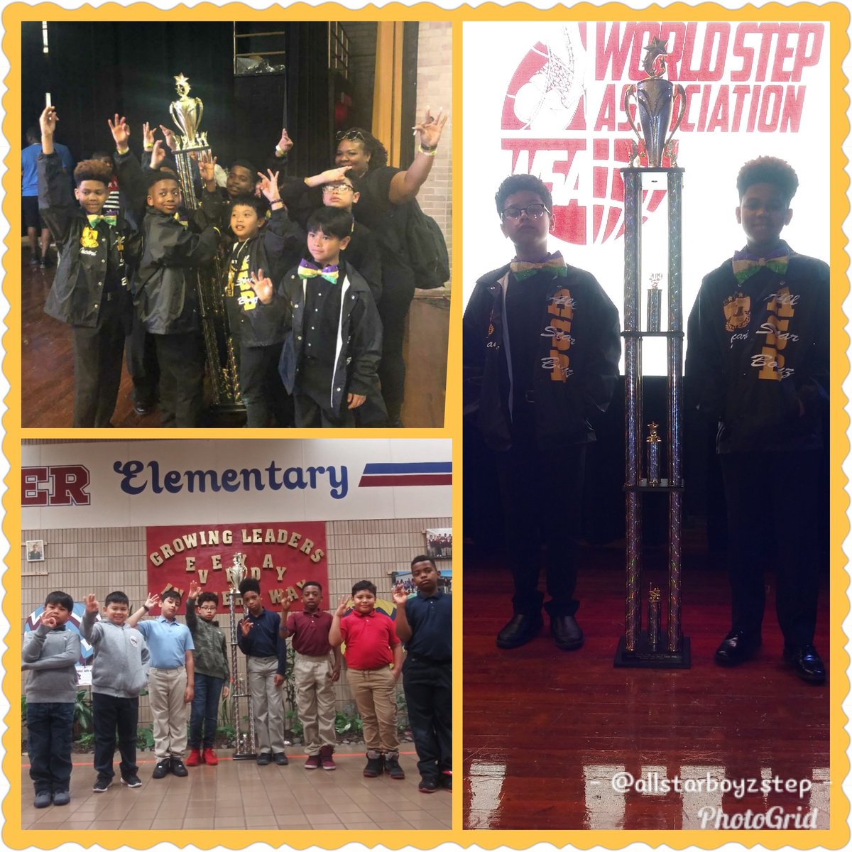 AllStarBoyzStep's tweet photo. 1st place, nothing less! The @AllStarBoyzStep Team has brought home another 1st Place trophy 🏆, but this trophy is the mother of all trophies! It's 6 feet tall!!! Way to go Boyz and @MaestraStoot!!!
 @AliefISD #AliefMission #alxleads #Aliefproud https://t.co/pxZluGlMCt
