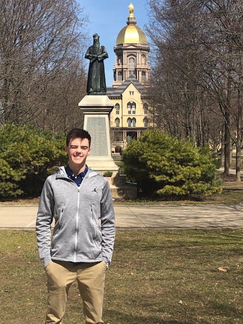rmhscommits2019's tweet photo. Congratulations to Matt Schoessling (@matt_schoess3) for committing to University of Notre Dame to major in Computer Science! Go Fighting Irish! @NotreDame https://t.co/M294t6SQ4m