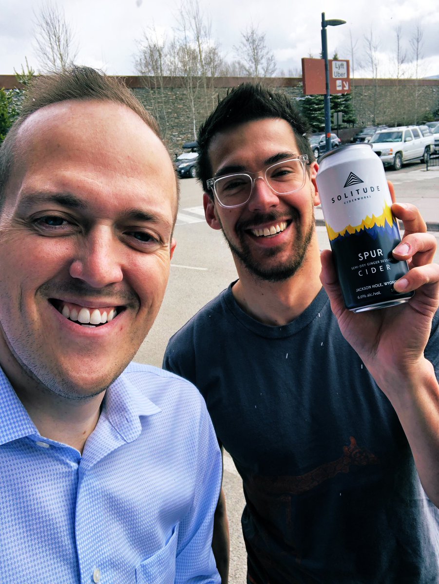 Meet Alex.

Him and his brother quit their jobs to follow their dream.

They moved to Wyoming and are producing cider

He’s driving <a href="/Uber/">Uber</a> to make ends meet while they’re in start-up mode

So tired of hearing “I can’t”

This is AMERICA

So tired of the excuses... 

GO CREATE