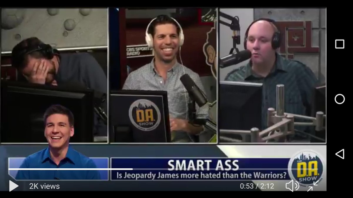 Alexhookem's tweet photo. @DAonCBS @AndrewBogusch's face says it when Mraz proclaims he was on honor roll. @AJCaplan #12DA-nominee. https://t.co/lD7RNhFrJE