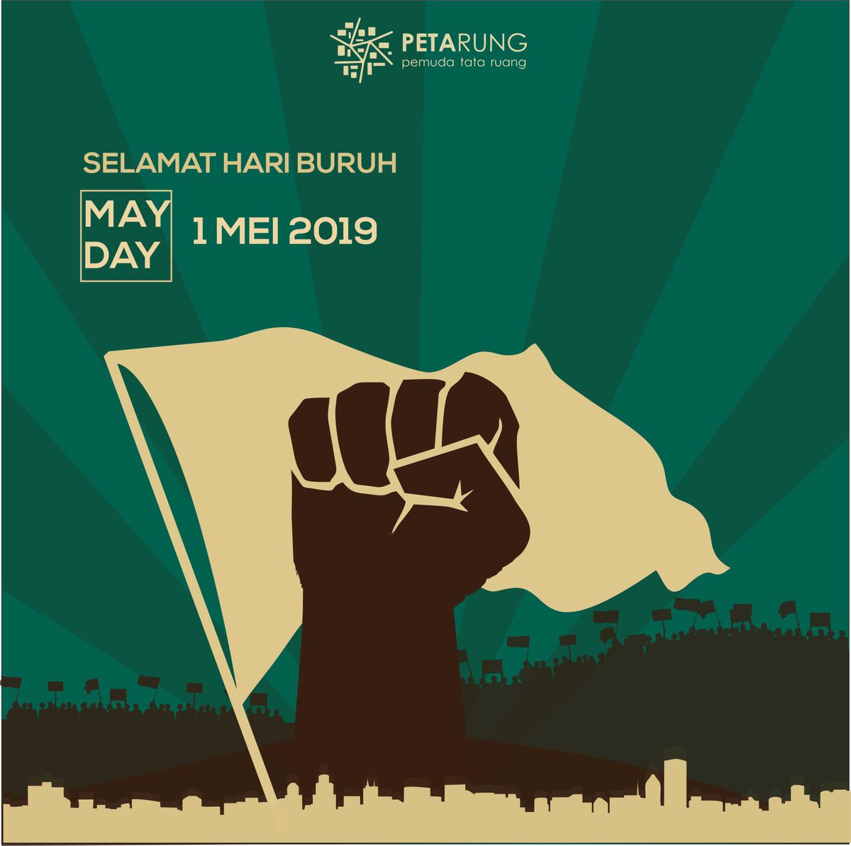 •HARI BURUH•
“Untuk mencapai sesuatu harus diperjuangkan dulu. Seperti mengambil buah kelapa, dan tidak menunggu saja seperti jatuh durian yang telah masak “ - mohammad natsir